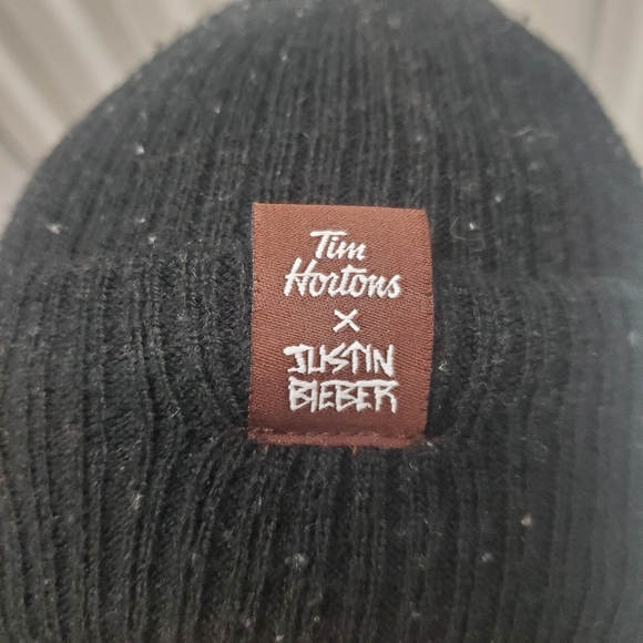 Tim biebs Justin Beiber Black Beanie Hat - Picture 5 of 8